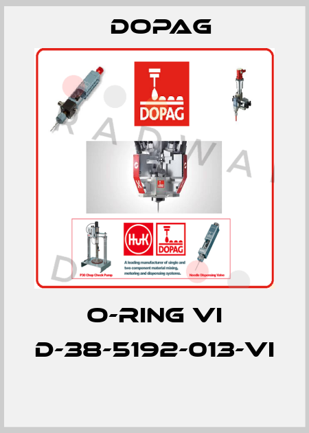 O-RING VI D-38-5192-013-VI  Dopag