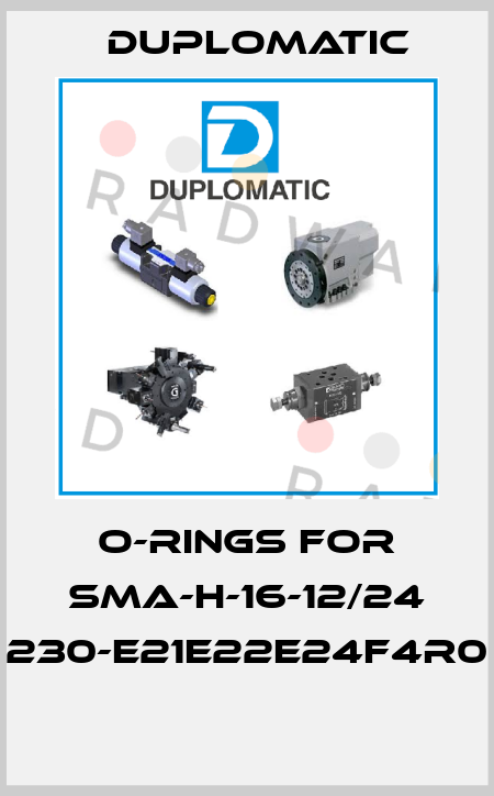 O-RINGS FOR SMA-H-16-12/24 230-E21E22E24F4R0  Duplomatic