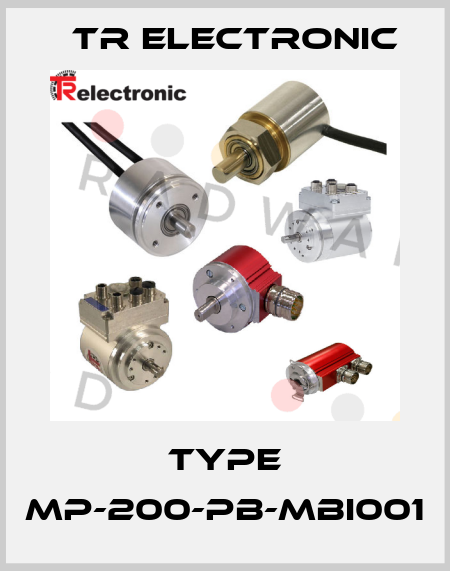TYPE MP-200-PB-MBI001 TR Electronic
