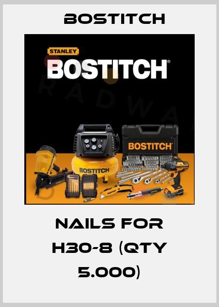 Nails for H30-8 (qty 5.000) Bostitch