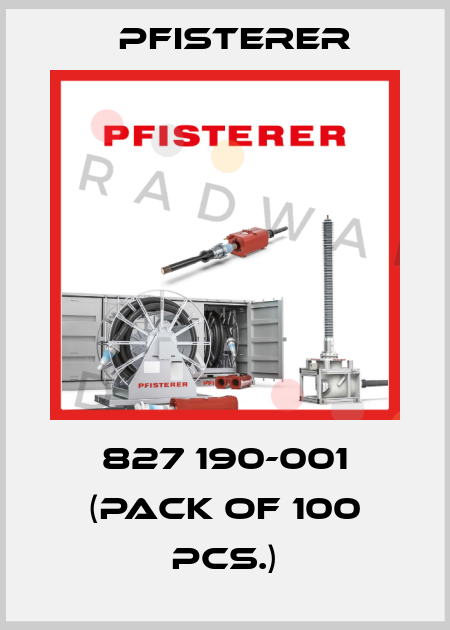 827 190-001 (pack of 100 pcs.) Pfisterer