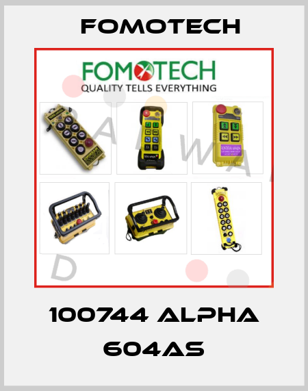 100744 ALPHA 604AS Fomotech