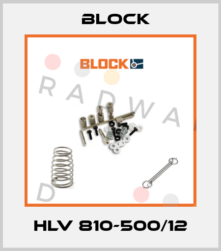 HLV 810-500/12 Block