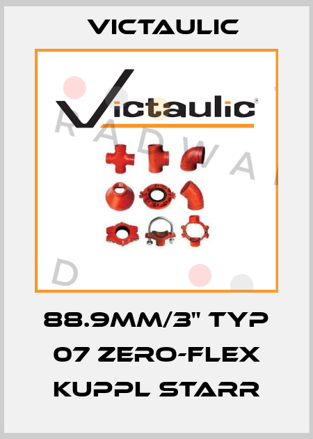 88.9mm/3" Typ 07 Zero-Flex Kuppl starr Victaulic