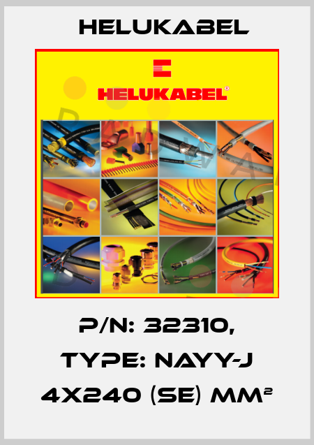 P/N: 32310, Type: NAYY-J 4x240 (se) mm² Helukabel