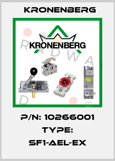 P/N: 10266001 Type: SF1-AEL-EX Kronenberg