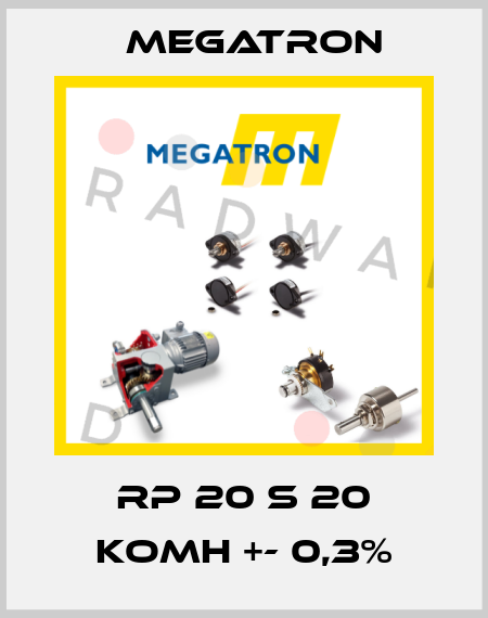 RP 20 S 20 KOmh +- 0,3% Megatron