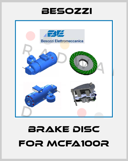 brake disc for MCFA100R Besozzi