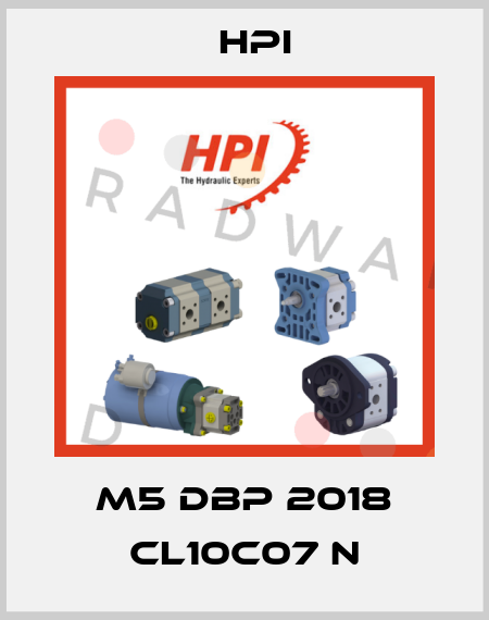M5 DBP 2018 CL10C07 N HPI