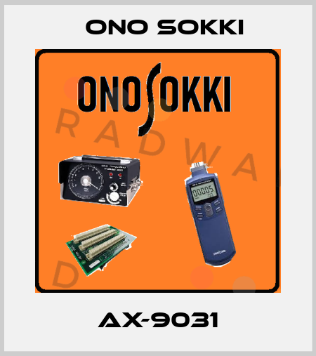 AX-9031 Ono Sokki