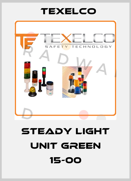 STEADY LIGHT UNIT Green 15-00 TEXELCO