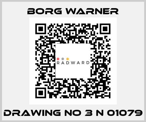 Drawing No 3 N 01079 Borg Warner