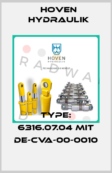 Type: 6316.07.04 MIT De-CVA-00-0010 Hoven Hydraulik
