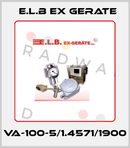 VA-100-5/1.4571/1900 E.L.B Ex Gerate