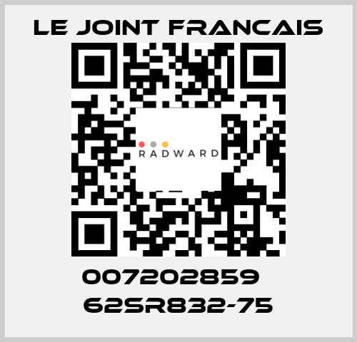 007202859   62SR832-75 LE JOINT FRANCAIS