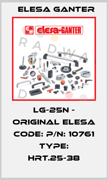 LG-25N - original Elesa code: P/N: 10761 Type: HRT.25-38 Elesa Ganter