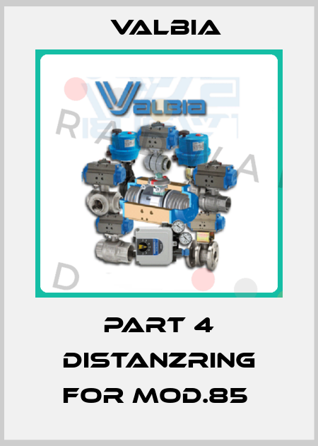 PART 4 DISTANZRING FOR MOD.85  Valbia