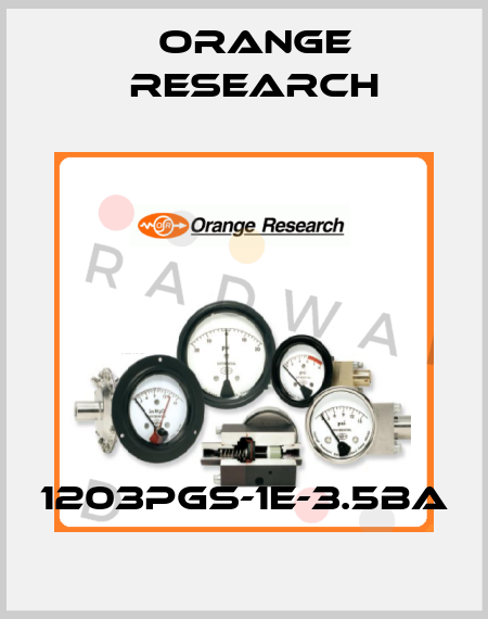 1203PGS-1E-3.5BA Orange Research