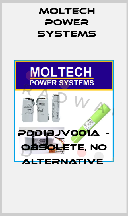 PDD1BJV001A  - OBSOLETE, NO ALTERNATIVE  Moltech Power Systems