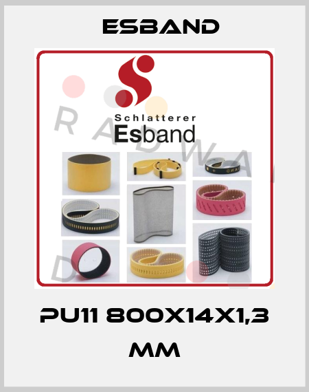 PU11 800x14x1,3 mm Esband
