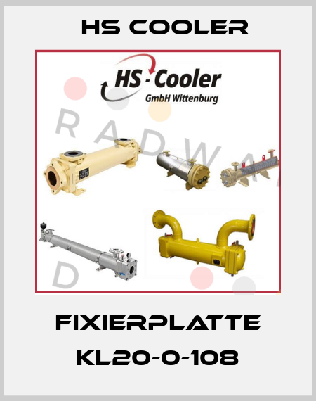 Fixierplatte KL20-0-108 HS Cooler