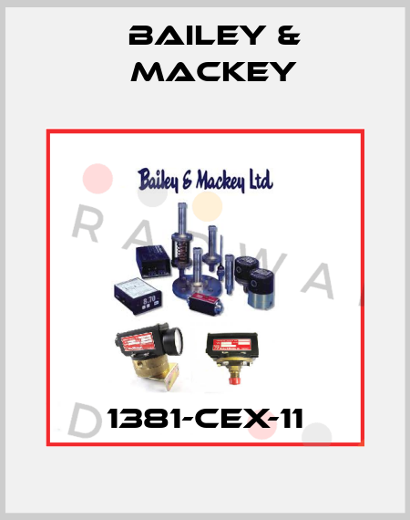 1381-CEX-11 Bailey & Mackey