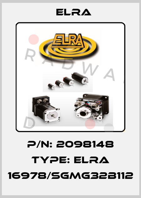 P/N: 2098148 Type: ELRA 16978/SGMG32B112 Elra