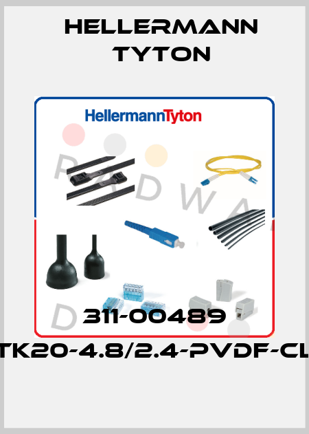 311-00489 (TK20-4.8/2.4-PVDF-CL) Hellermann Tyton