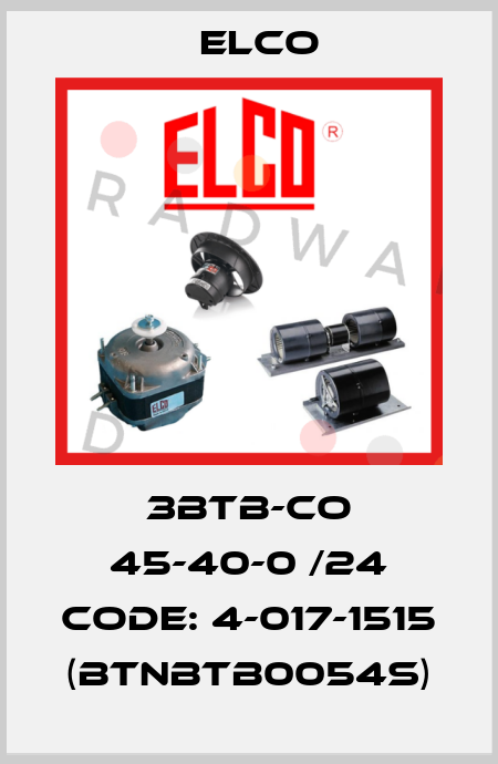 3BTB-CO 45-40-0 /24 CODE: 4-017-1515 (BTNBTB0054S) Elco