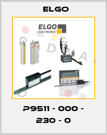 P9511 - 000 - 230 - 0 Elgo