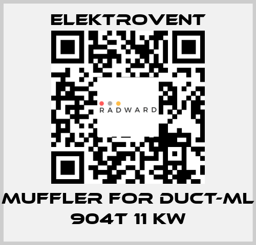 muffler for DUCT-ML 904T 11 kw ELEKTROVENT