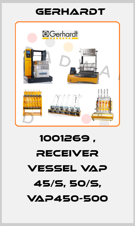 1001269 , Receiver vessel VAP 45/s, 50/s, VAP450-500 Gerhardt