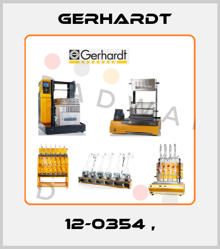 12-0354 , Gerhardt