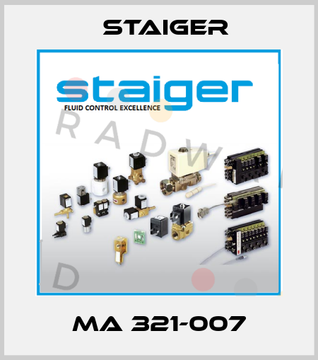 MA 321-007 Staiger