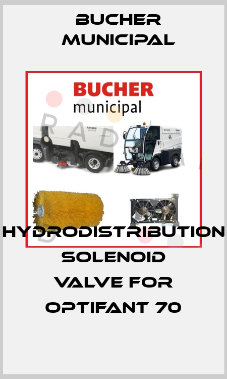 hydrodistribution solenoid valve for Optifant 70 Bucher Municipal