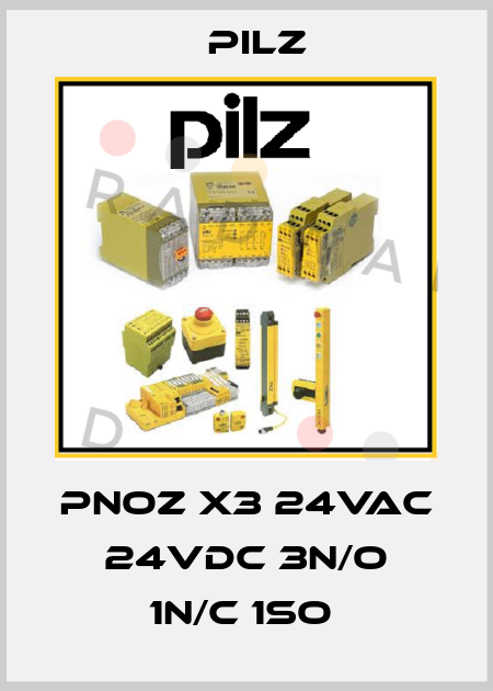 PNOZ X3 24VAC 24VDC 3N/O 1N/C 1SO  Pilz