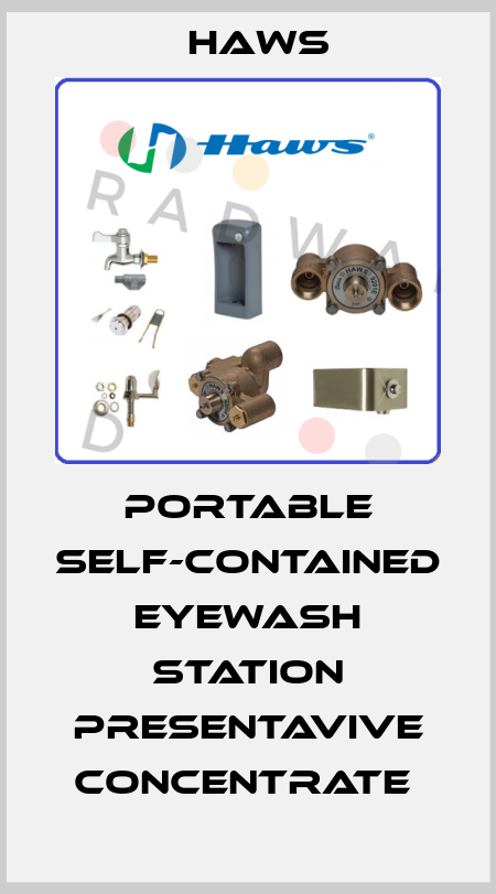 PORTABLE SELF-CONTAINED EYEWASH STATION PRESENTAVIVE CONCENTRATE  Haws