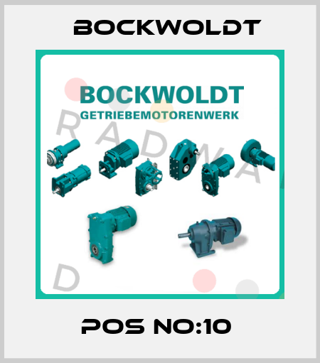 POS NO:10  Bockwoldt