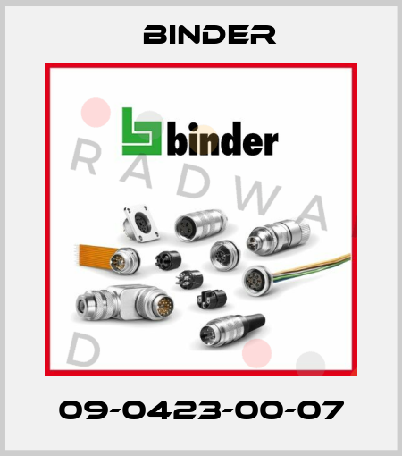 09-0423-00-07 Binder