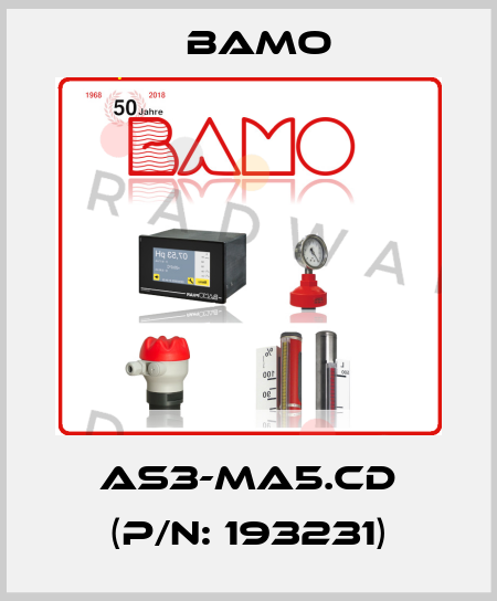 AS3-MA5.CD (P/N: 193231) Bamo