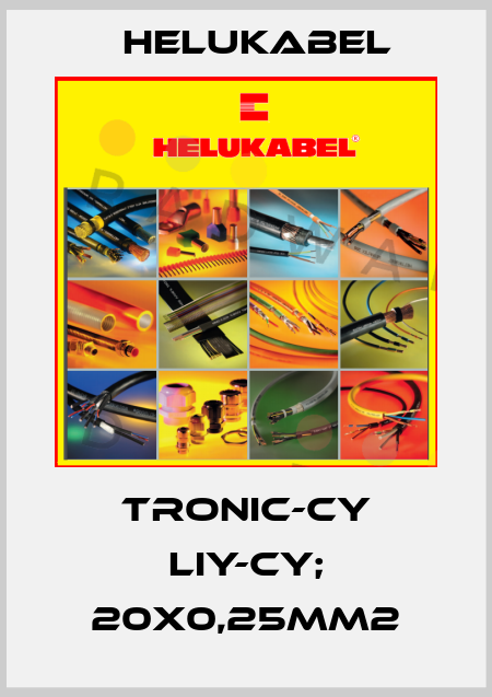 TRONIC-CY LiY-CY; 20x0,25mm2 Helukabel