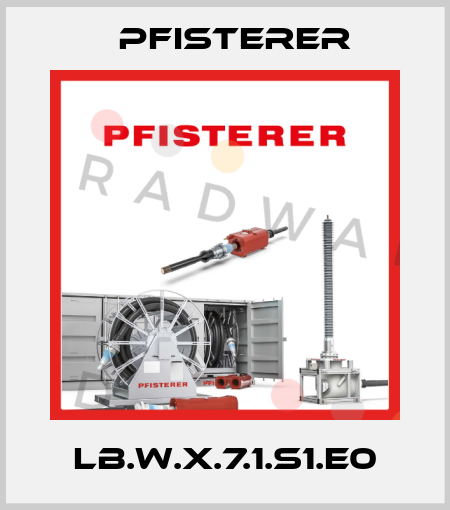 LB.W.X.7.1.S1.E0 Pfisterer