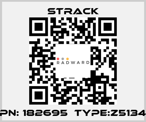 PN: 182695  Type:Z5134 Strack