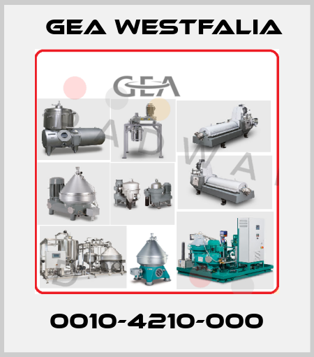 0010-4210-000 Gea Westfalia