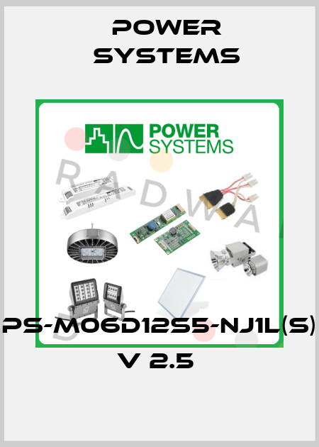 PS-M06D12S5-NJ1L(S) V 2.5  Power Systems
