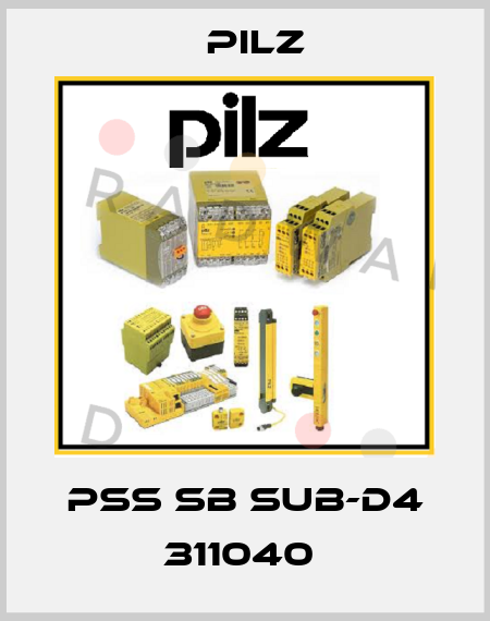 PSS SB SUB-D4 311040  Pilz