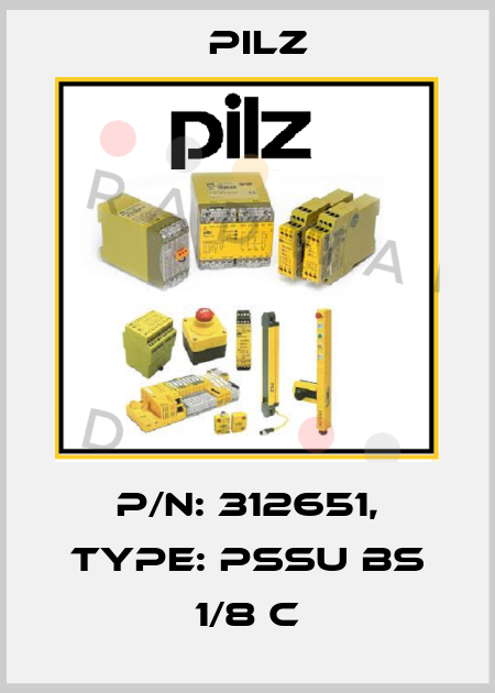 p/n: 312651, Type: PSSu BS 1/8 C Pilz