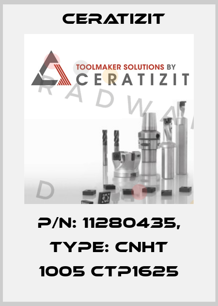 P/N: 11280435, Type: CNHT 1005 CTP1625 Ceratizit