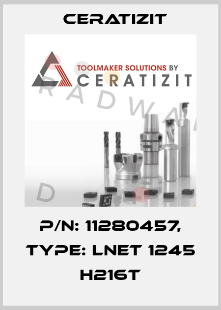 P/N: 11280457, Type: LNET 1245 H216T Ceratizit