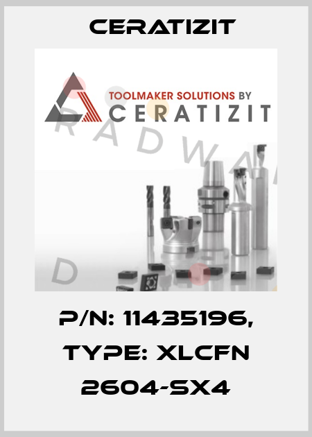 P/N: 11435196, Type: XLCFN 2604-SX4 Ceratizit